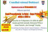 Consiliul raional Dubăsari vă invită la ,,Cupa Președintelui la Volei – Cupa Prieteniei”