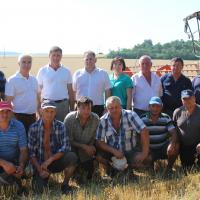 Procesul de recoltare în vizorul preşedintelui raionului
