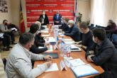Restricțiile recent instalate la circulația transportului pe podul plutitor, discutate în cadrul ședinței consultative