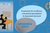 Certificarea formării/specializării în domeniul electoral continuă