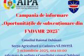 Campania de informare AIPA „Oportunitățile de subvenționare din FNDAMR-2025” ajunge în raionul Dubăsari