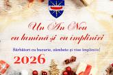 Mesaj de felicitare cu prilejul Anului Nou 2026