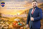 Mesajul Președintelui Raionului Dubăsari cu ocazia Sfintelor Sărbători de Paști