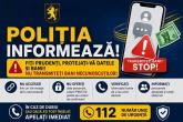 Atenție la escrocherii! Protejați-vă pe dumneavoastră și pe cei dragi!