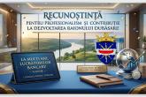Mesajul președintelui raionului Dubăsari cu ocazia zilei Lucrătorului Bancar