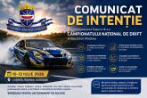 COMUNICAT DE INTENȚIE Privind organizarea Etapei a III-a a Campionatului Național de Drift al Republicii Moldova