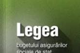 A fost aprobată Legea Bugetului Asigurărilor Sociale de Stat