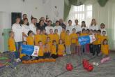 Federaţia Moldovenească de Fotbal în vizită la copiii din grădiniţele raionului Dubăsari